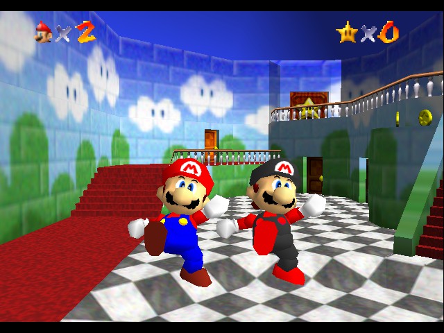 Super Mario 64 - Multiplayer Screenshot 1